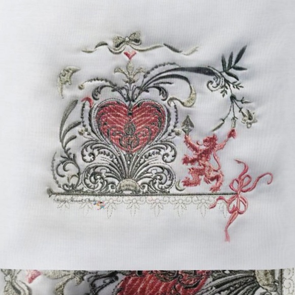 Green & White English Garden Crossbody Tote Bag - Picture 2 of 7